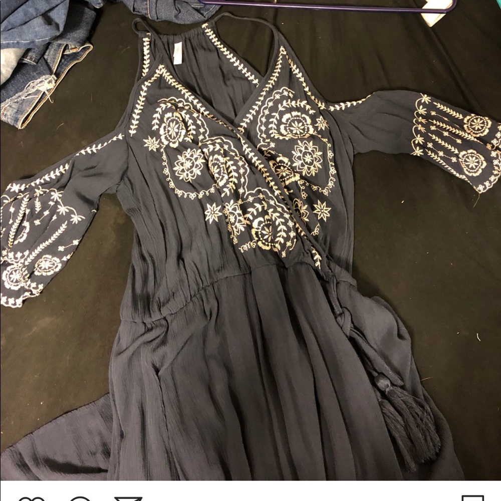 Maxi blue dress